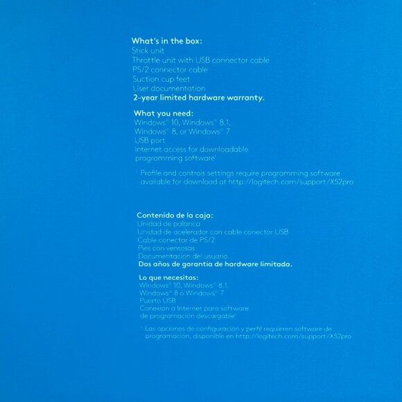 Logitech X52 Professional HOTAS Flight Simulator Joystick & Throttle Controller - Picture 8 of 11